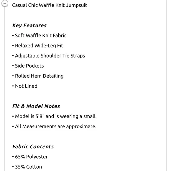 CLEARANCE! 💕 Umgee Sleeveless Jumpsuit - Picture 7 of 7